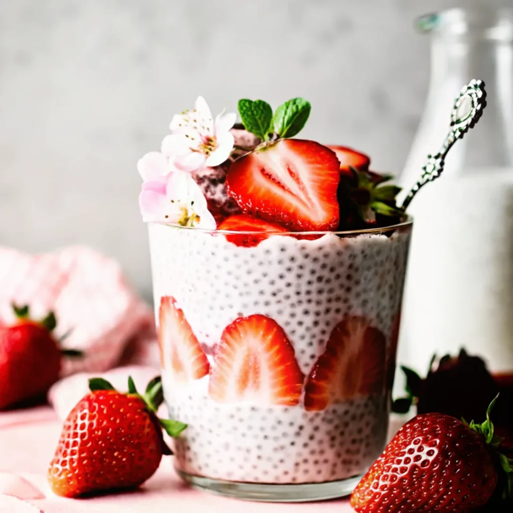 Vegan Strawberry Chia Delight 1