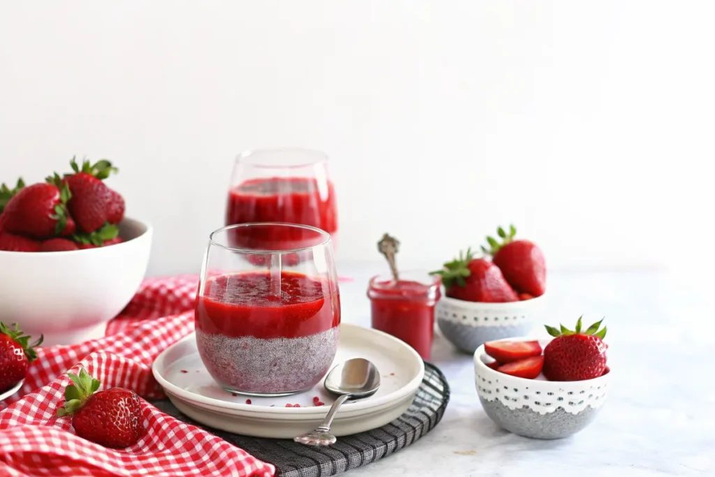 Vegan Strawberry Chia Delight 2